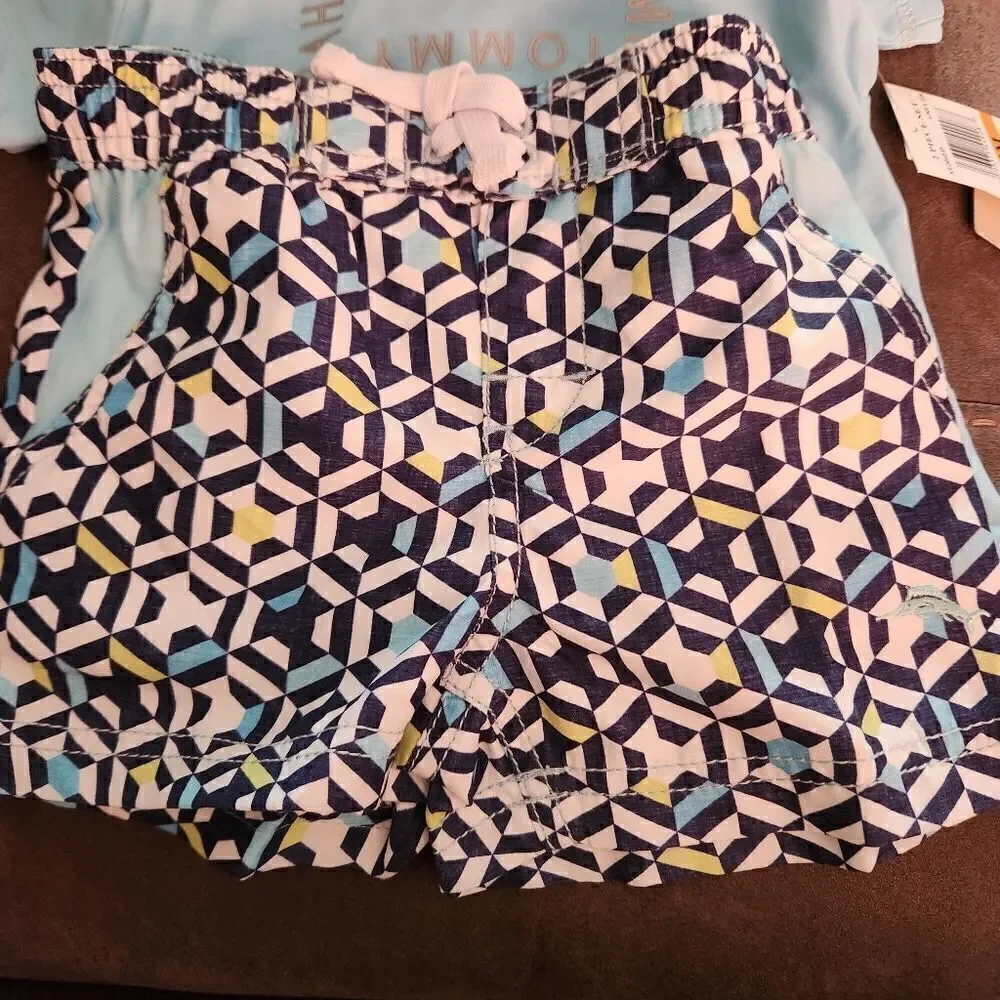 Tommy Bahama Kids Printed 2 Piece Rashguard Swimset Size 12 months